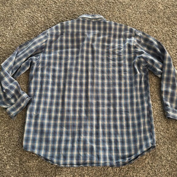 Carhartt Extra Large Tall Multi Color Plaid Button Front Shirt - Picture 9 of 10